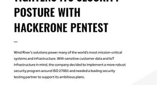 How Wind River Tightens Its Security Posture With Hackerone Pentest