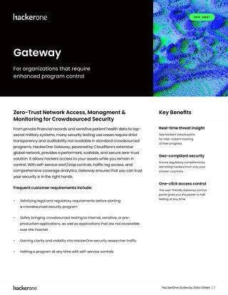 HackerOne Gateway Solution Brief